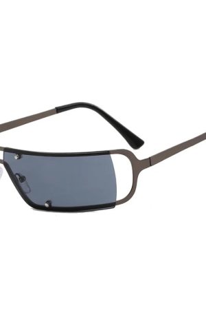 New Style Trends - Retro Neo Y2K Chrome Vision Sunglasses - Outfit Ideas