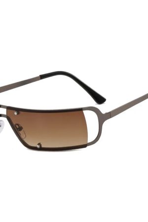 New Style Trends - Retro Neo Y2K Chrome Vision Sunglasses - Outfit Ideas