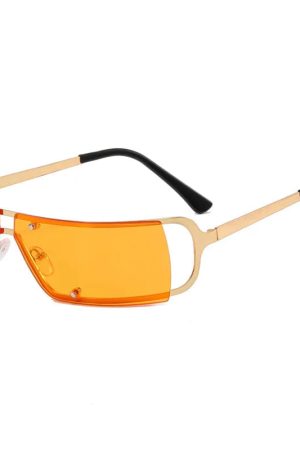 New Style Trends - Retro Neo Y2K Chrome Vision Sunglasses - Outfit Ideas