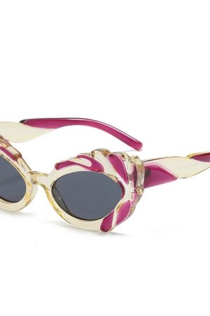 New Style Trends - Retro Noir Thorn Cat-Eye Sunglasses - Outfit Ideas