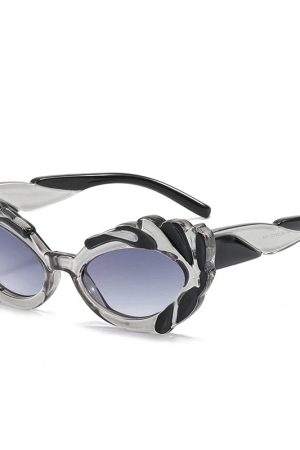 New Style Trends - Retro Noir Thorn Cat-Eye Sunglasses - Outfit Ideas