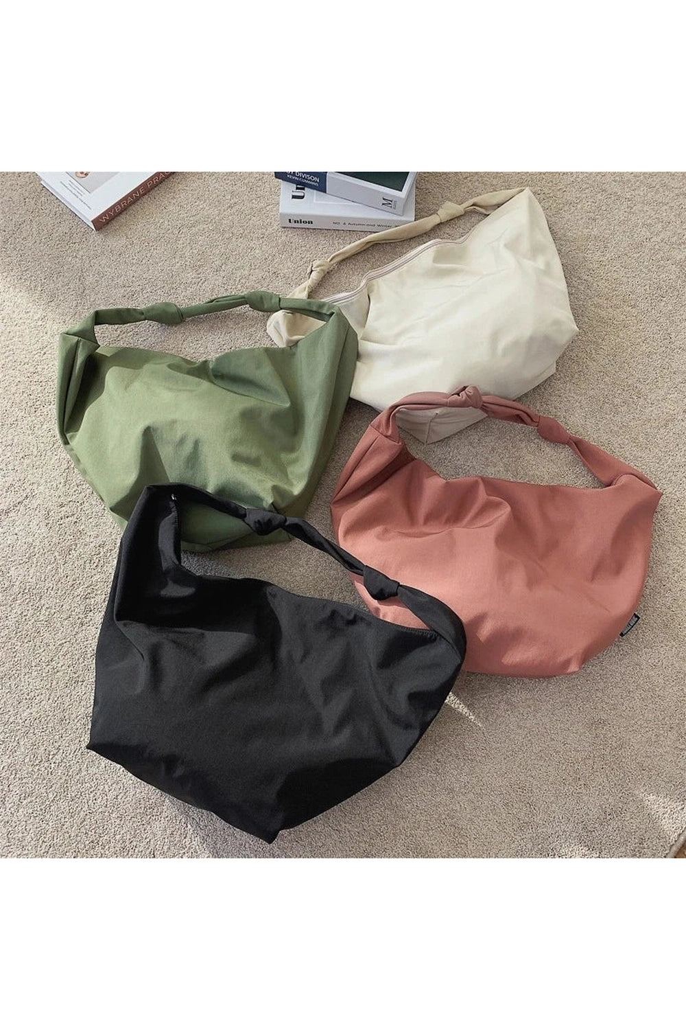 New Style Trends - Retro Nylon Shoulder Handbag - Outfit Ideas New Style Trends - Retro Nylon Shoulder Handbag - Outfit Ideas