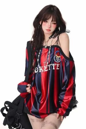 New Style Trends - Retro Off Shoulder Sweatshirts - Outfit Ideas