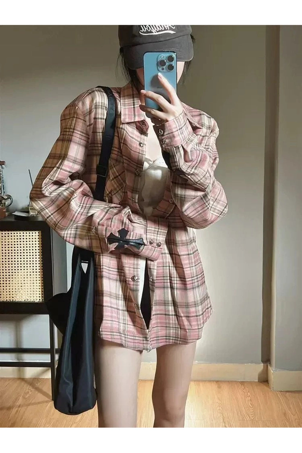 New Style Trends - Retro Pink Plaid Button Up Shirt - Outfit Ideas New Style Trends - Retro Pink Plaid Button Up Shirt - Outfit Ideas