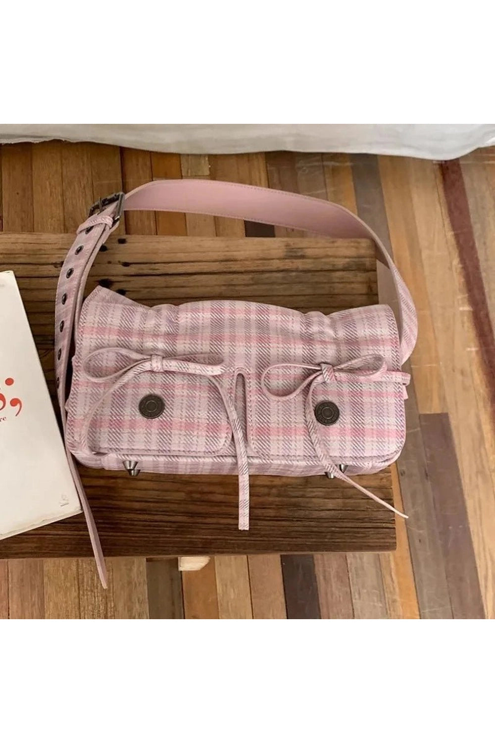 New Style Trends - Retro Plaid Pink Shoulder Bag - Outfit Ideas New Style Trends - Retro Plaid Pink Shoulder Bag - Outfit Ideas