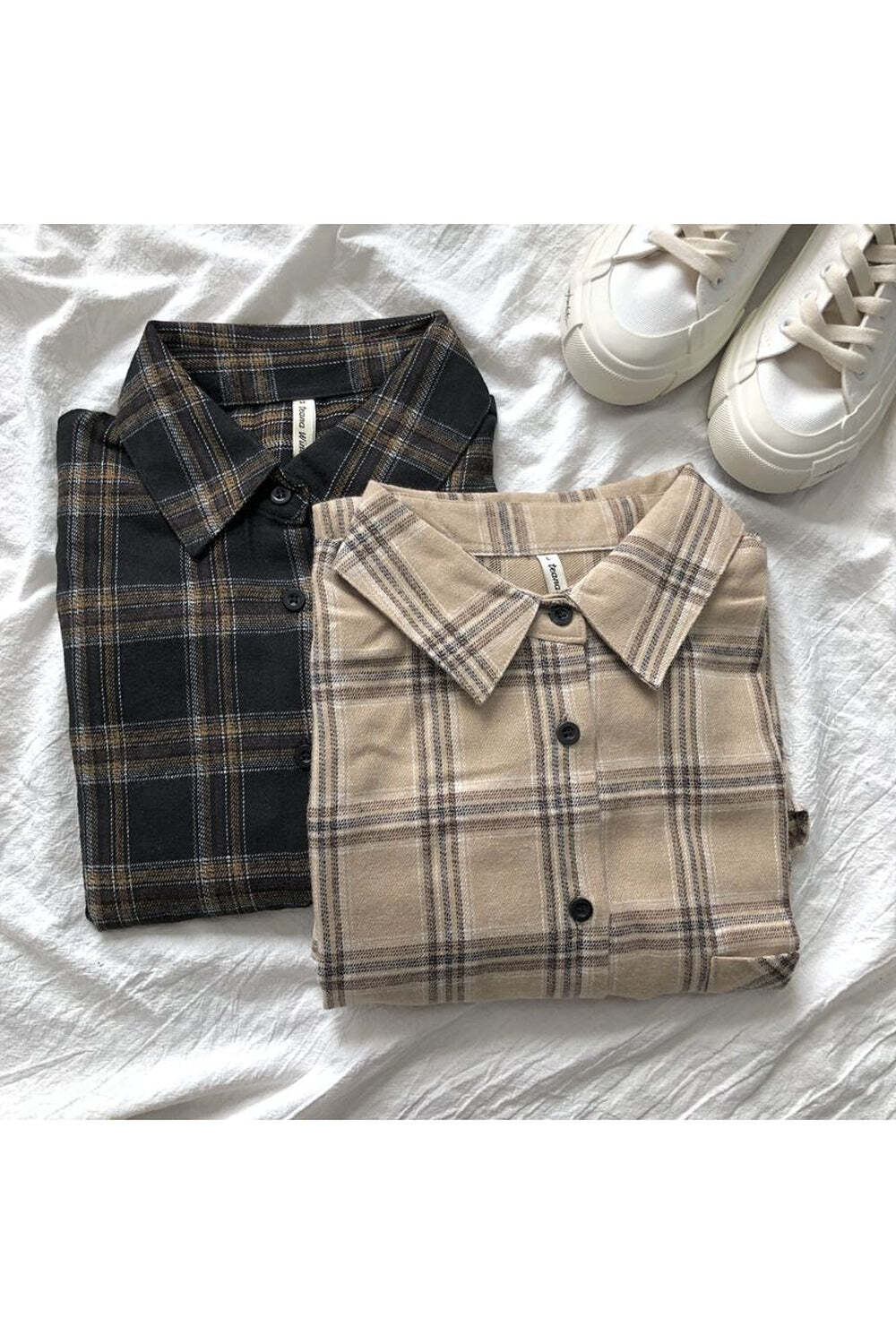 New Style Trends - Retro Plaid Shirt - Outfit Ideas