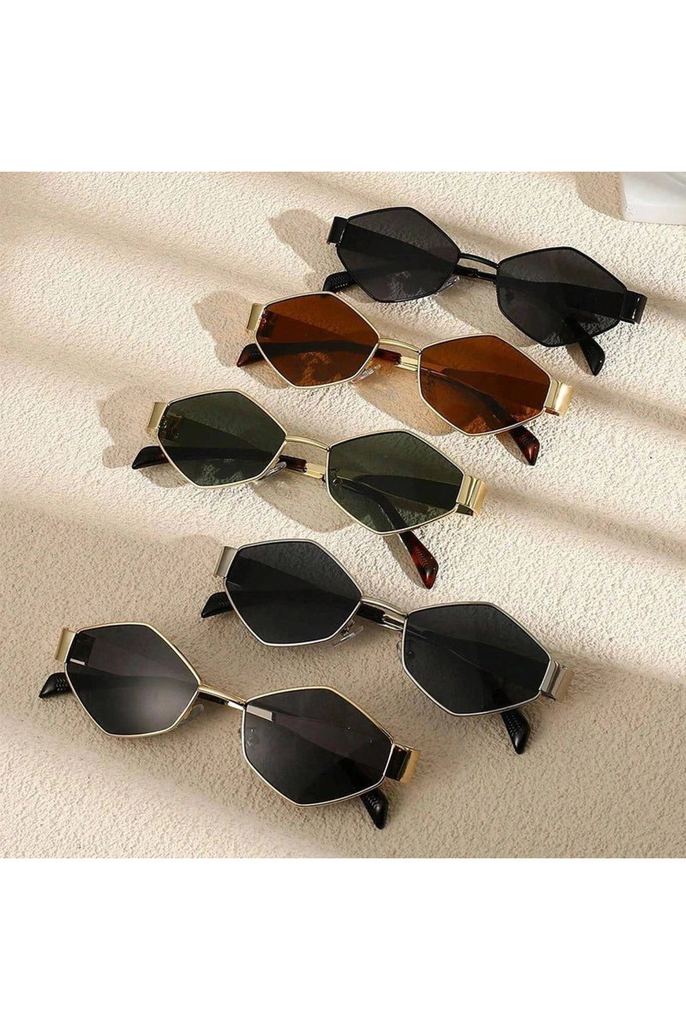 New Style Trends - Retro Polygonal Sunglasses - Outfit Ideas