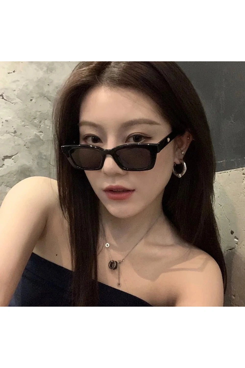 New Style Trends - Retro Rectangle Sunglasses - Outfit Ideas New Style Trends - Retro Rectangle Sunglasses - Outfit Ideas