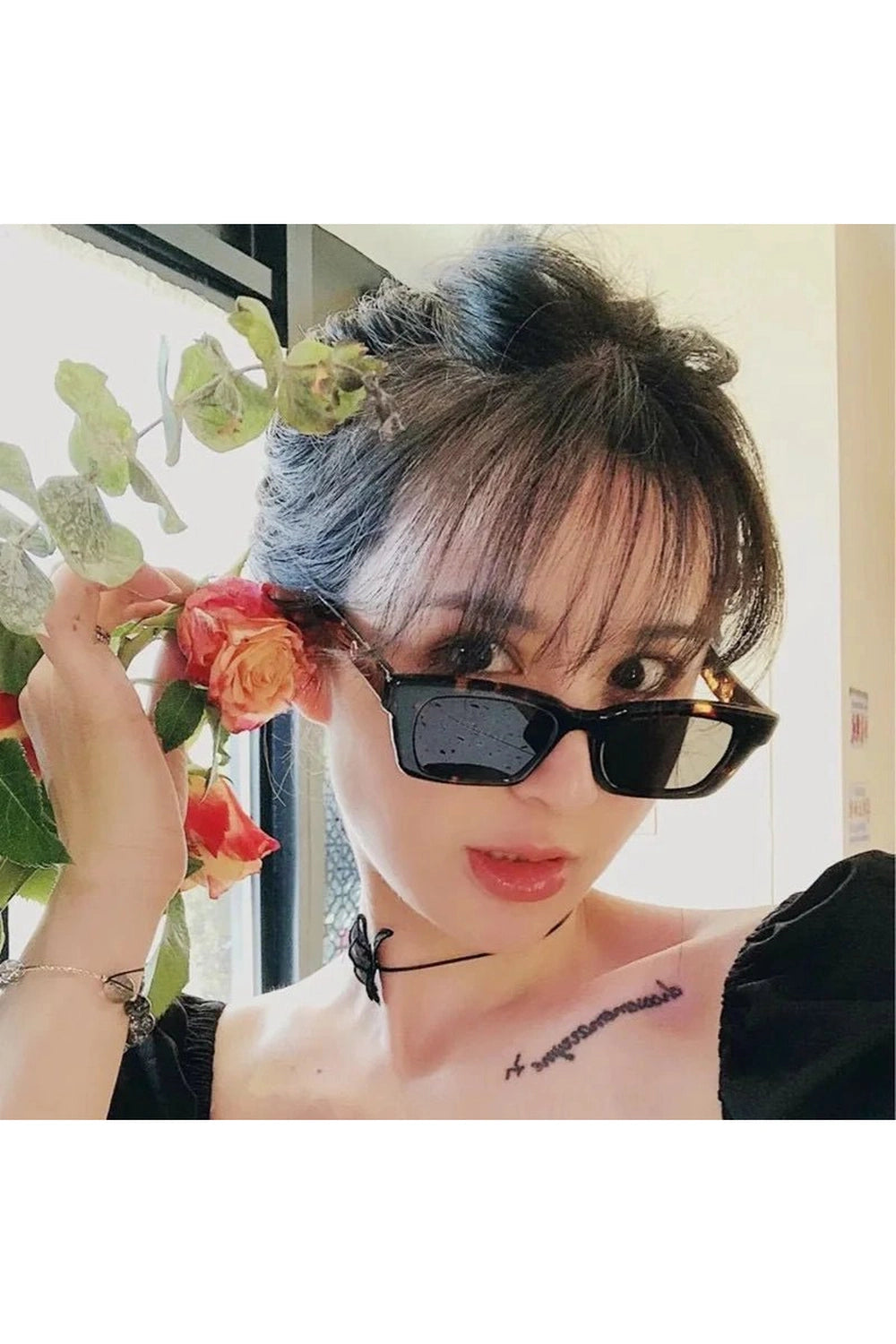 New Style Trends - Retro Rectangle Sunglasses - Outfit Ideas New Style Trends - Retro Rectangle Sunglasses - Outfit Ideas