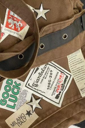 New Style Trends - Retro Stampcore Crossbody Bag - Outfit Ideas