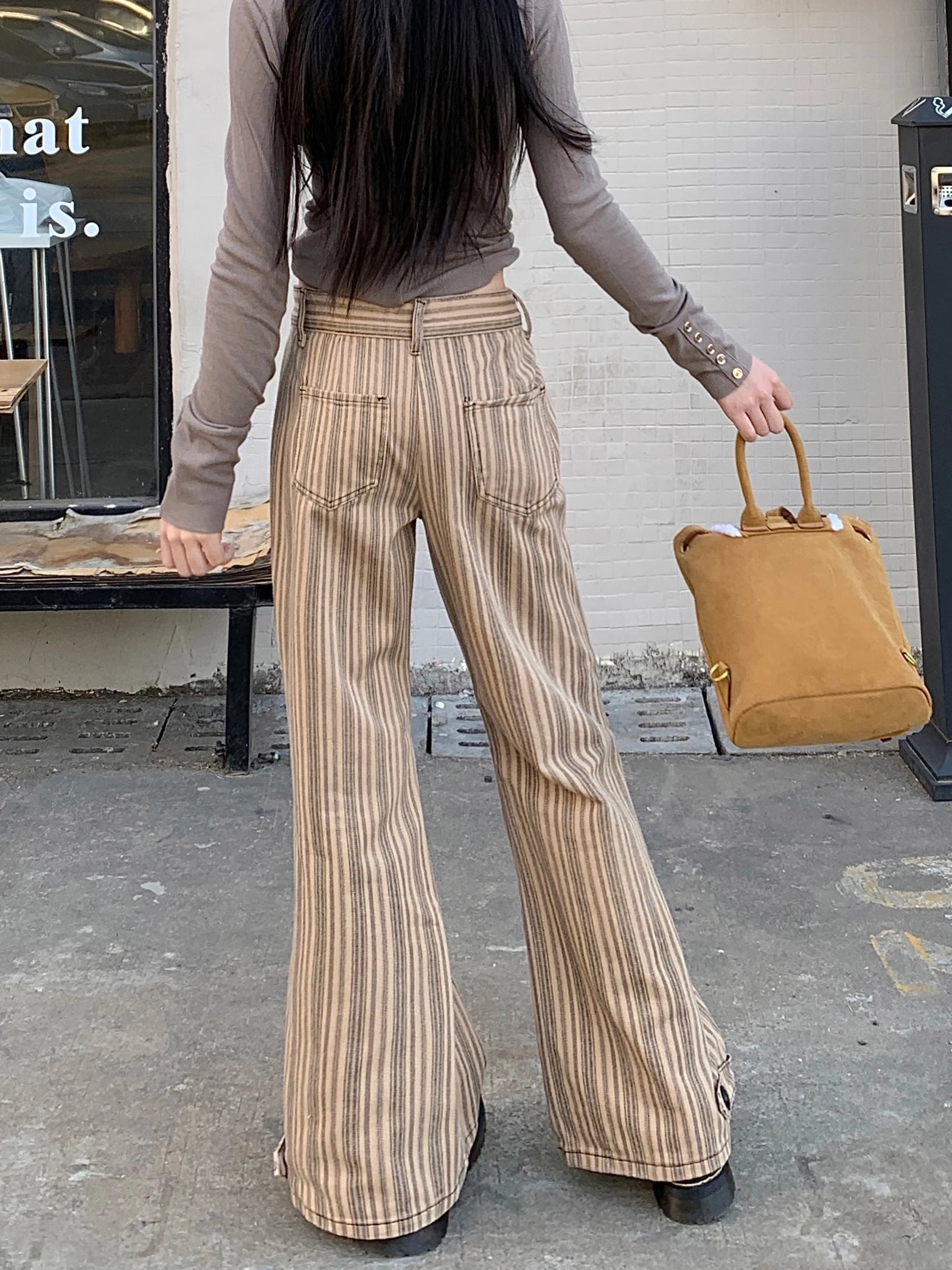 New Style Trends - Retro Striped Flare Pants - Outfit Ideas New Style Trends - Retro Striped Flare Pants - Outfit Ideas