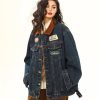 New Style Trends - Retro Varsity Denim Y2k Jacket - Outfit Ideas