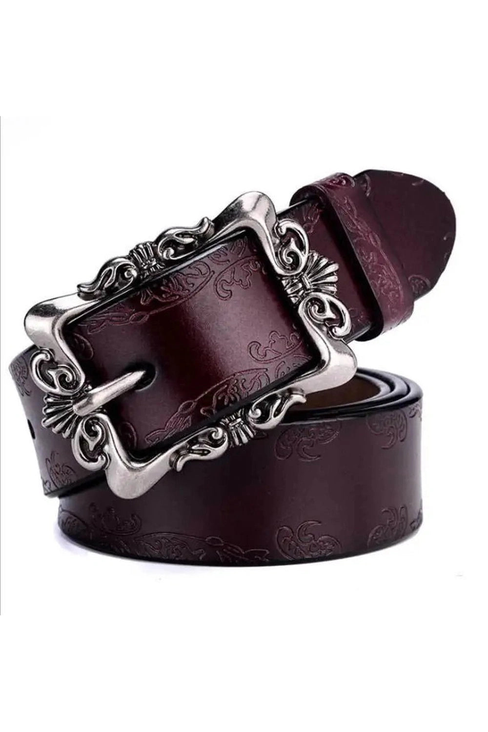 New Style Trends - Retro Victorian Embossed Buckle Belt - Outfit Ideas