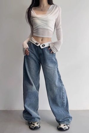 New Style Trends - Retro Y2K Baggy Jeans - Outfit Ideas