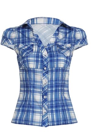 New Style Trends - Retro Y2K Check Babe Shirt - Outfit Ideas
