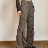 New Style Trends - Retro Y2k Corduroy Lace-Up Pants - Outfit Ideas