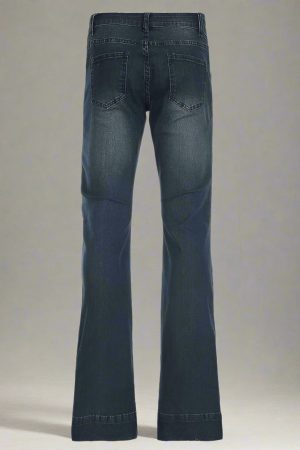 New Style Trends - Retro Y2k Flare Denim Jeans - Outfit Ideas
