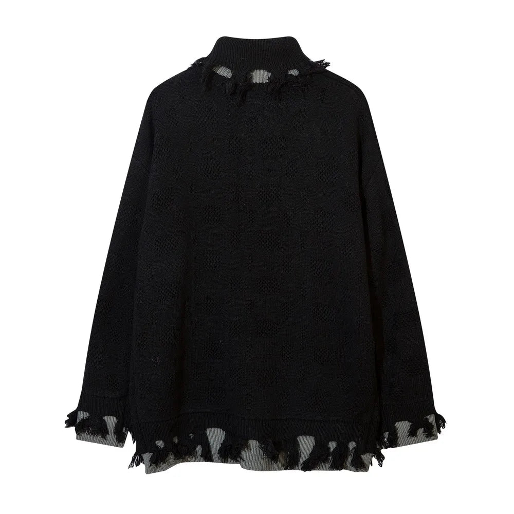 New Style Trends - Reverie Edgy Distressed Sweater - Outfit Ideas