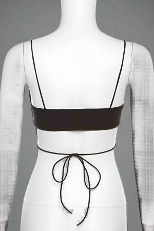 New Style Trends - Rhinestone Butterfly Strapless Edgy Crop Top - Outfit Ideas