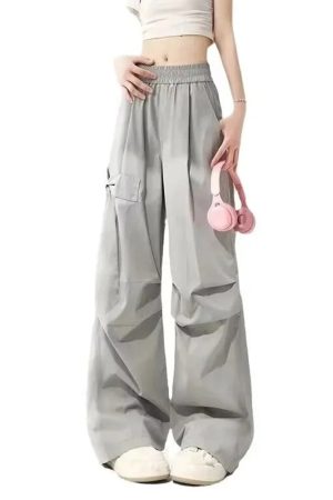 New Style Trends - Ribbon Side Chill Y2k Pants - Outfit Ideas