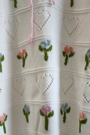 New Style Trends - Rosy Whispers Retro Lace-Up Knit Sweater - Outfit Ideas