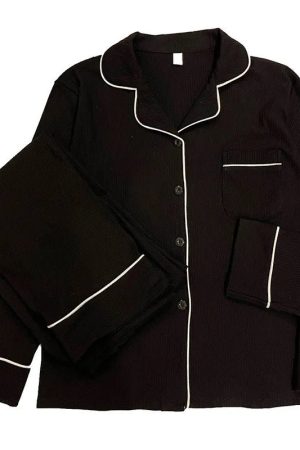 New Style Trends - Ruffled Retro Lounge Pajamas - Outfit Ideas