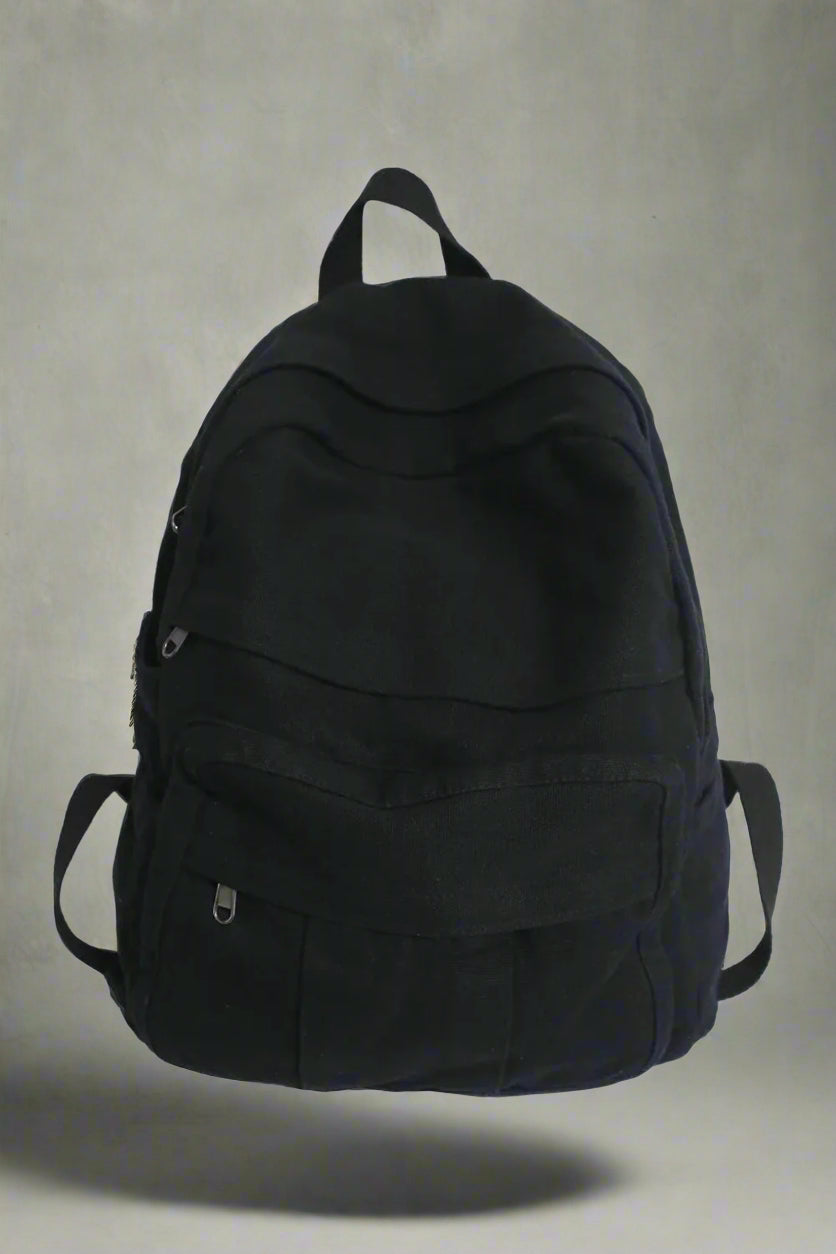 New Style Trends - Sage Green Y2k Canvas Backpack - Outfit Ideas