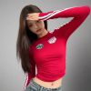 New Style Trends - Scarlet Racer Y2k Long Sleeve Crop Top - Outfit Ideas
