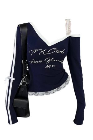 New Style Trends - Self-Love Sporty Alt Lace Top - Outfit Ideas