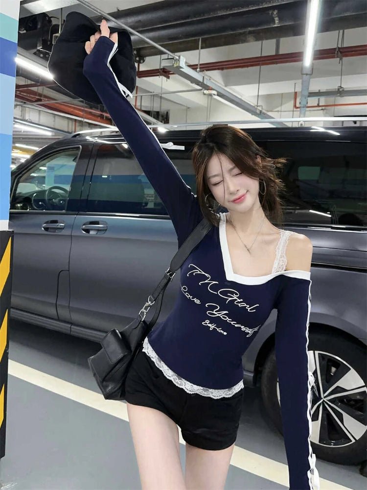 New Style Trends - Self-Love Sporty Alt Lace Top - Outfit Ideas New Style Trends - Self-Love Sporty Alt Lace Top - Outfit Ideas