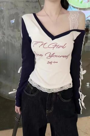 New Style Trends - Self-Love Sporty Alt Lace Top - Outfit Ideas