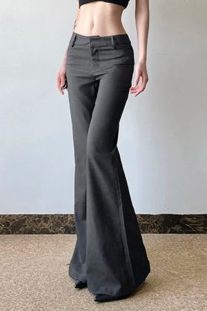 New Style Trends - Shadowline Sharp Bell Y2k Pants - Outfit Ideas
