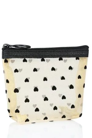 New Style Trends - Sheer Hearted Aesthetic Cosmetic Bags - Outfit Ideas