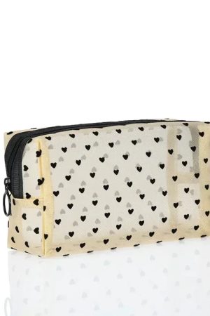 New Style Trends - Sheer Hearted Aesthetic Cosmetic Bags - Outfit Ideas