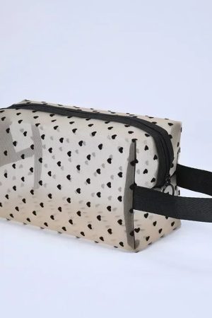 New Style Trends - Sheer Hearted Aesthetic Cosmetic Bags - Outfit Ideas