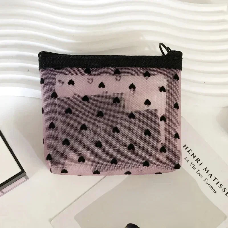 New Style Trends - Sheer Hearted Aesthetic Cosmetic Bags - Outfit Ideas New Style Trends - Sheer Hearted Aesthetic Cosmetic Bags - Outfit Ideas