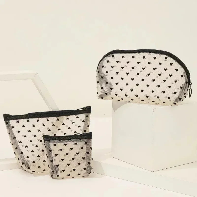New Style Trends - Sheer Hearted Aesthetic Cosmetic Bags - Outfit Ideas New Style Trends - Sheer Hearted Aesthetic Cosmetic Bags - Outfit Ideas