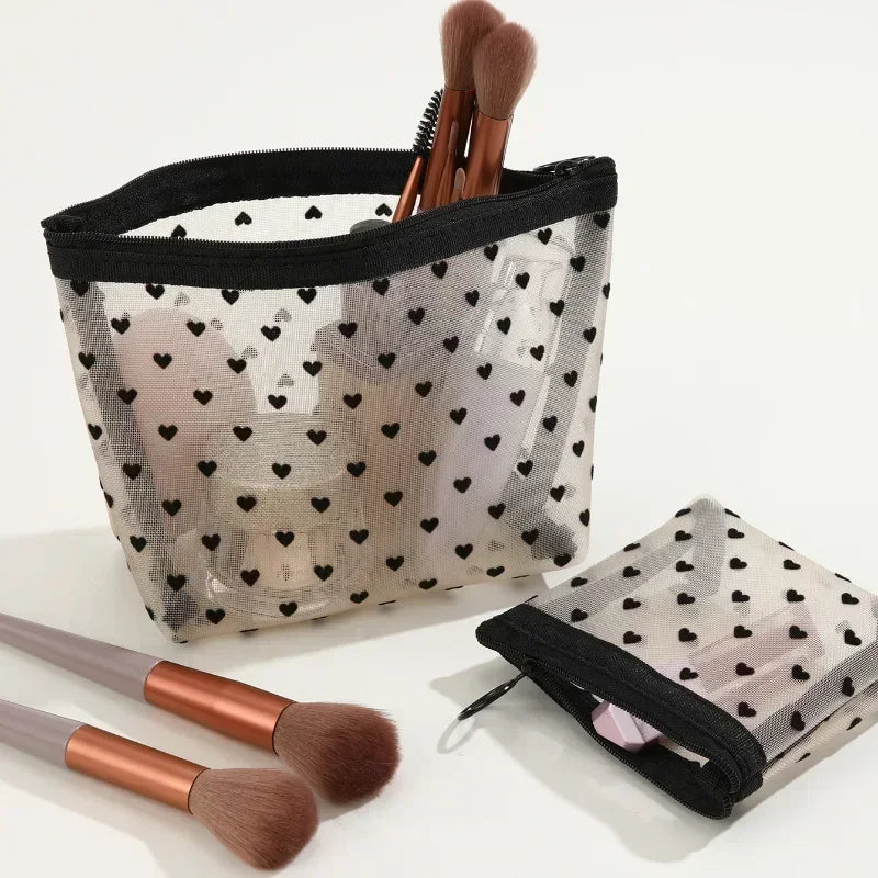 New Style Trends - Sheer Hearted Aesthetic Cosmetic Bags - Outfit Ideas New Style Trends - Sheer Hearted Aesthetic Cosmetic Bags - Outfit Ideas