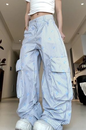 New Style Trends - Skyline Star Cargo Edgy Y2k Pants - Outfit Ideas