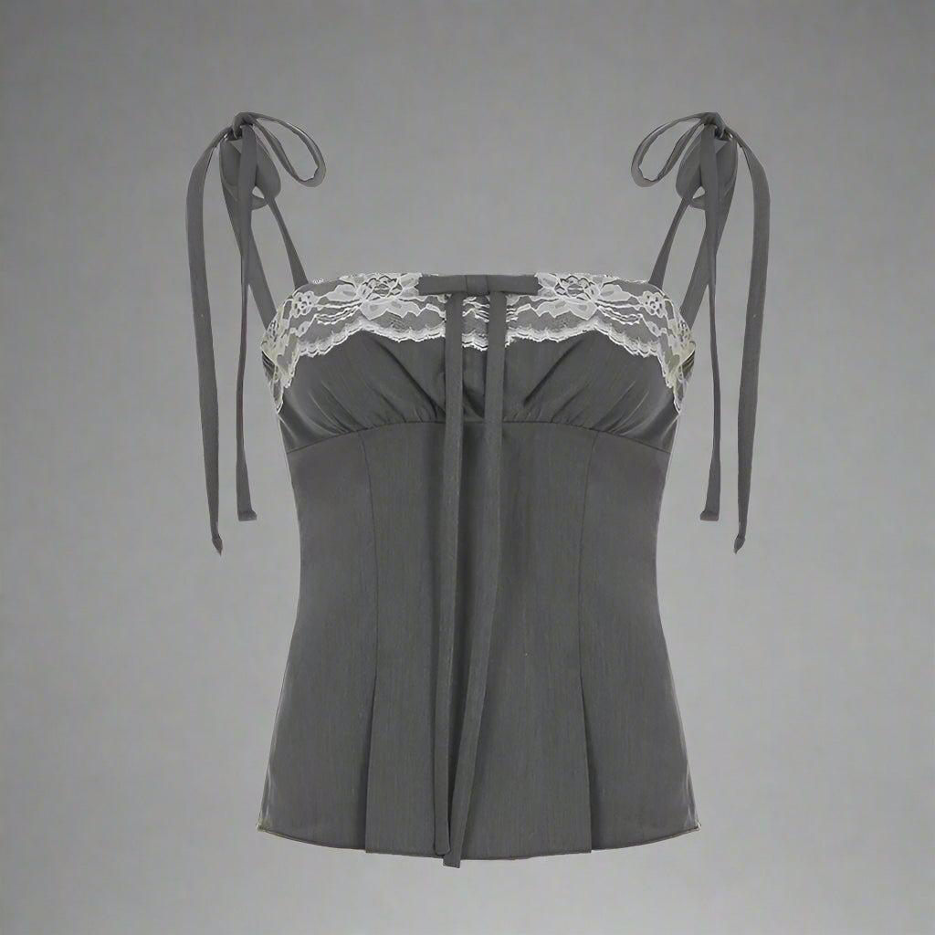 New Style Trends - Soft Alt Bow Corset Top - Outfit Ideas