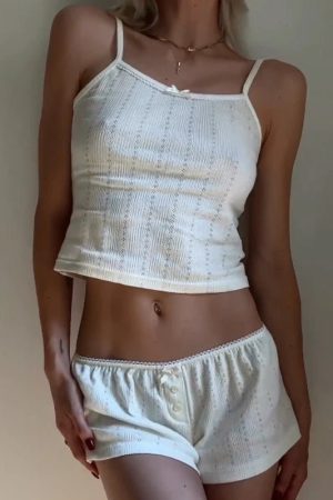 New Style Trends - Soft Sky Coquette Pajama Set - Outfit Ideas