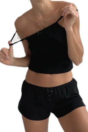 New Style Trends - Soft Sky Coquette Pajama Set - Outfit Ideas