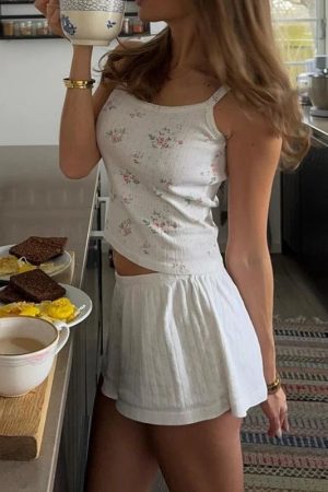 New Style Trends - Soft Sky Coquette Pajama Set - Outfit Ideas