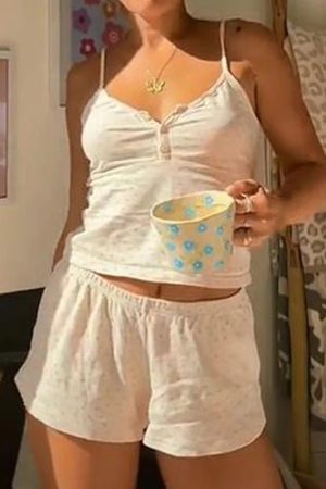 New Style Trends - Soft Sky Coquette Pajama Set - Outfit Ideas