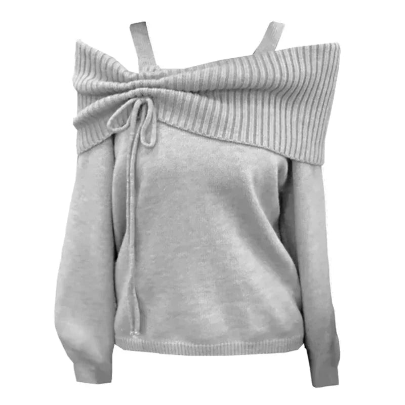 New Style Trends - Soft Whimsy Bow Sweater - Outfit Ideas