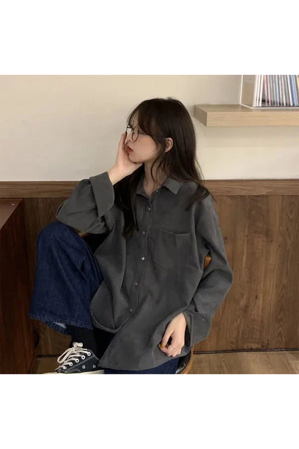 New Style Trends - Solid Pocket Retro Shirt - Outfit Ideas New Style Trends - Solid Pocket Retro Shirt - Outfit Ideas