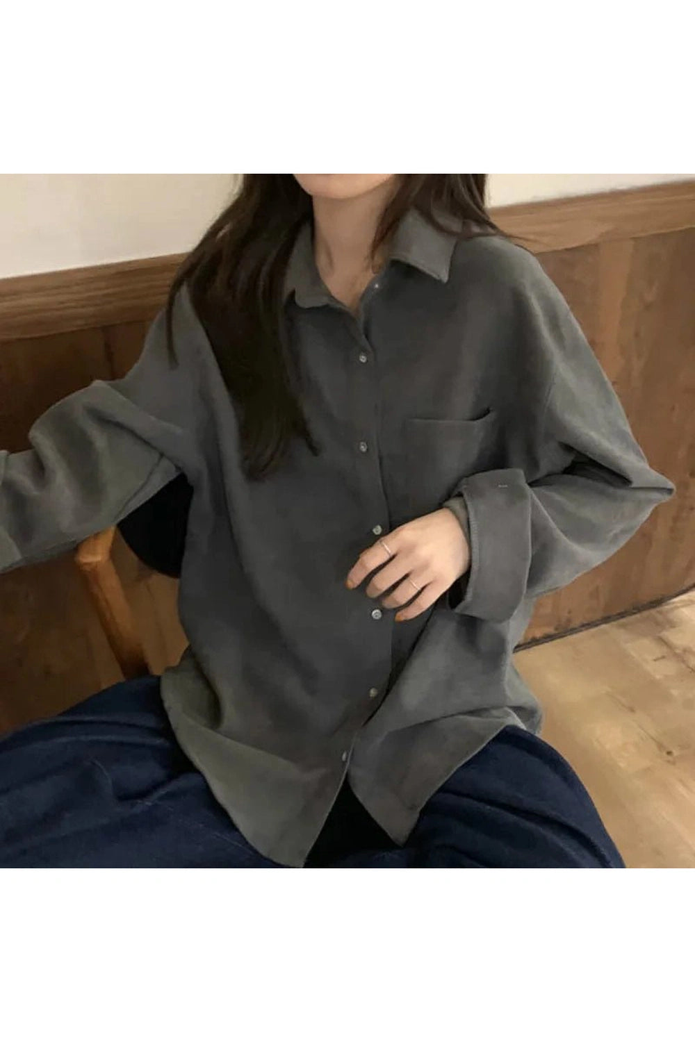 New Style Trends - Solid Pocket Retro Shirt - Outfit Ideas New Style Trends - Solid Pocket Retro Shirt - Outfit Ideas