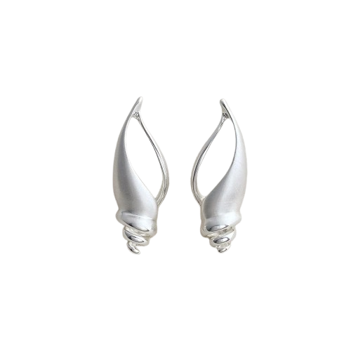 New Style Trends - Spiral Drift Shell Aesthetic Earrings - Outfit Ideas