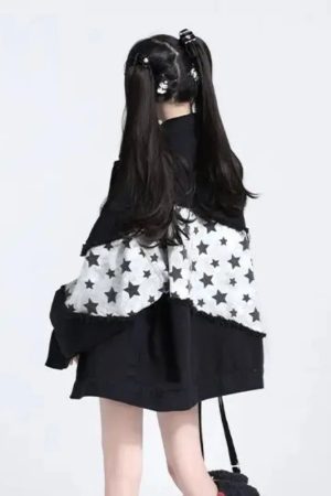 New Style Trends - Starcore Contrast Utility Edgy Jacket - Outfit Ideas