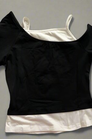 New Style Trends - Starry Haunt Off-Shoulder Alt Crop Top - Outfit Ideas